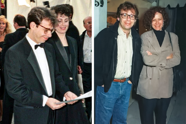 Ann Belsky with Rick Moranis during a public appearance