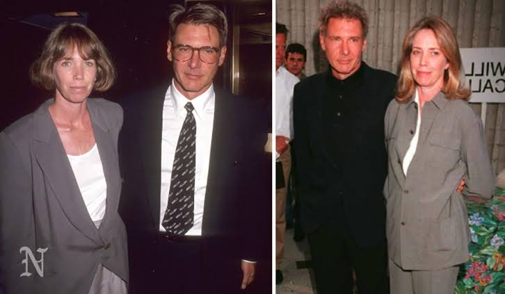 Mary Marquardt with former husband Harrison Ford during their early years together