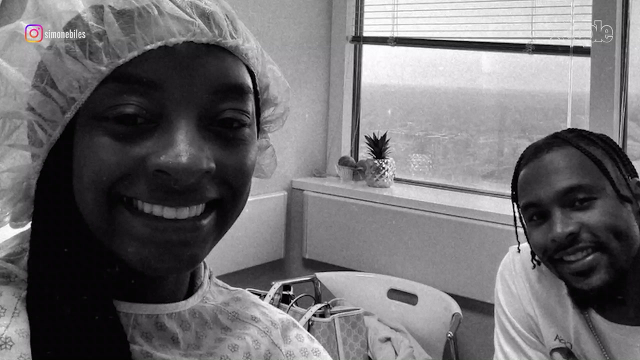 Simone Biles sharing a health replace with fanatics after a medical scare in June