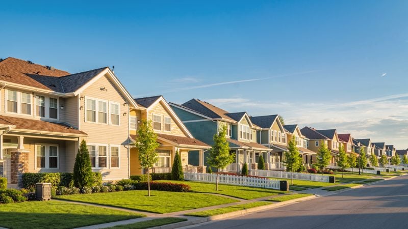 American homeowner comparing homeowners insurance coverage options to protect a house and property
